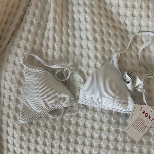 Roxy White Bikini Top